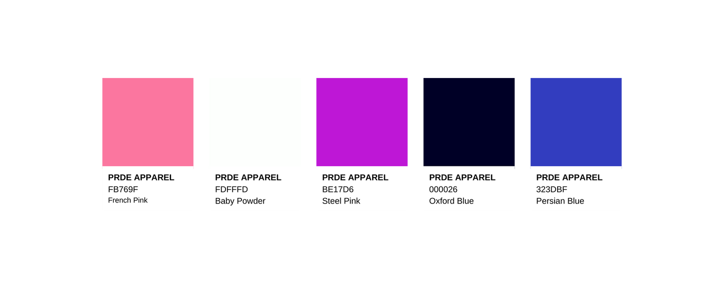 Genderfluid Paint Swatch Poster