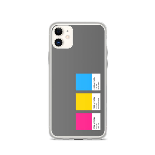 Pansexual Paint Swatch iPhone Case
