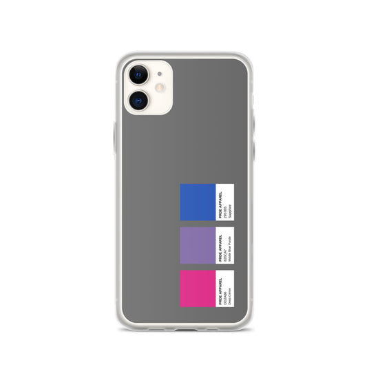 Bisexual Paint Swatch iPhone Case