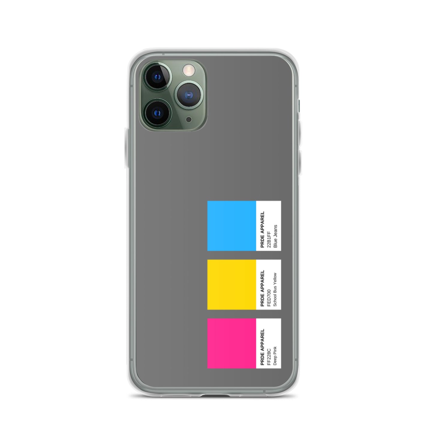 Pansexual Paint Swatch iPhone Case