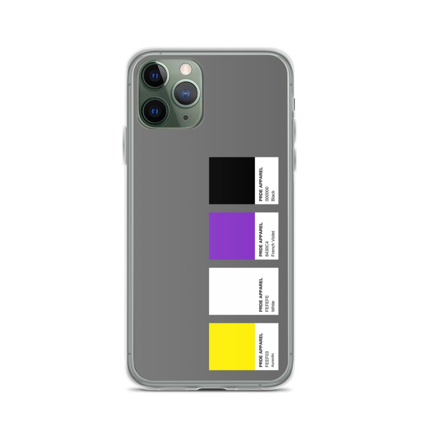 Non-Binary Paint Swatch iPhone Case