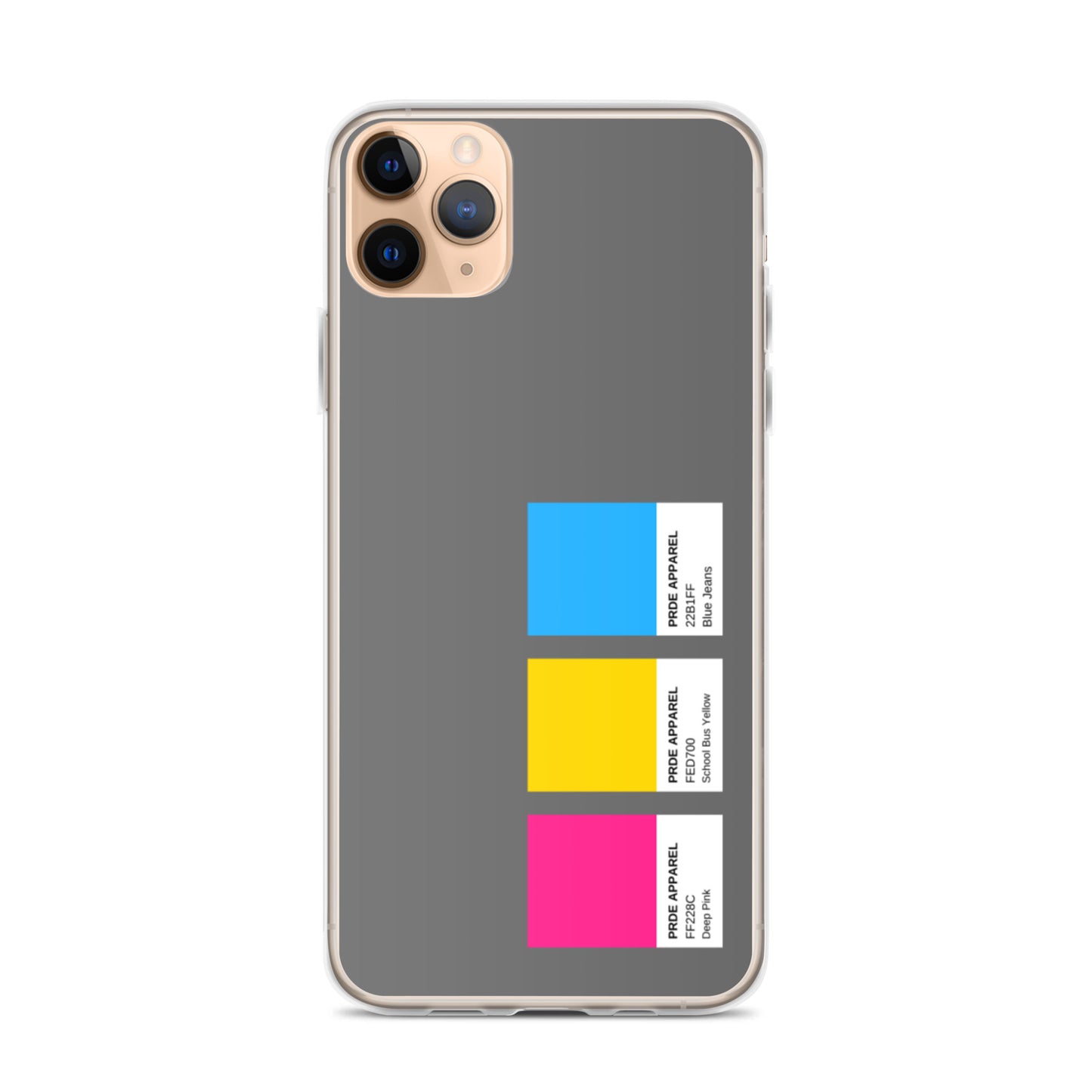 Pansexual Paint Swatch iPhone Case