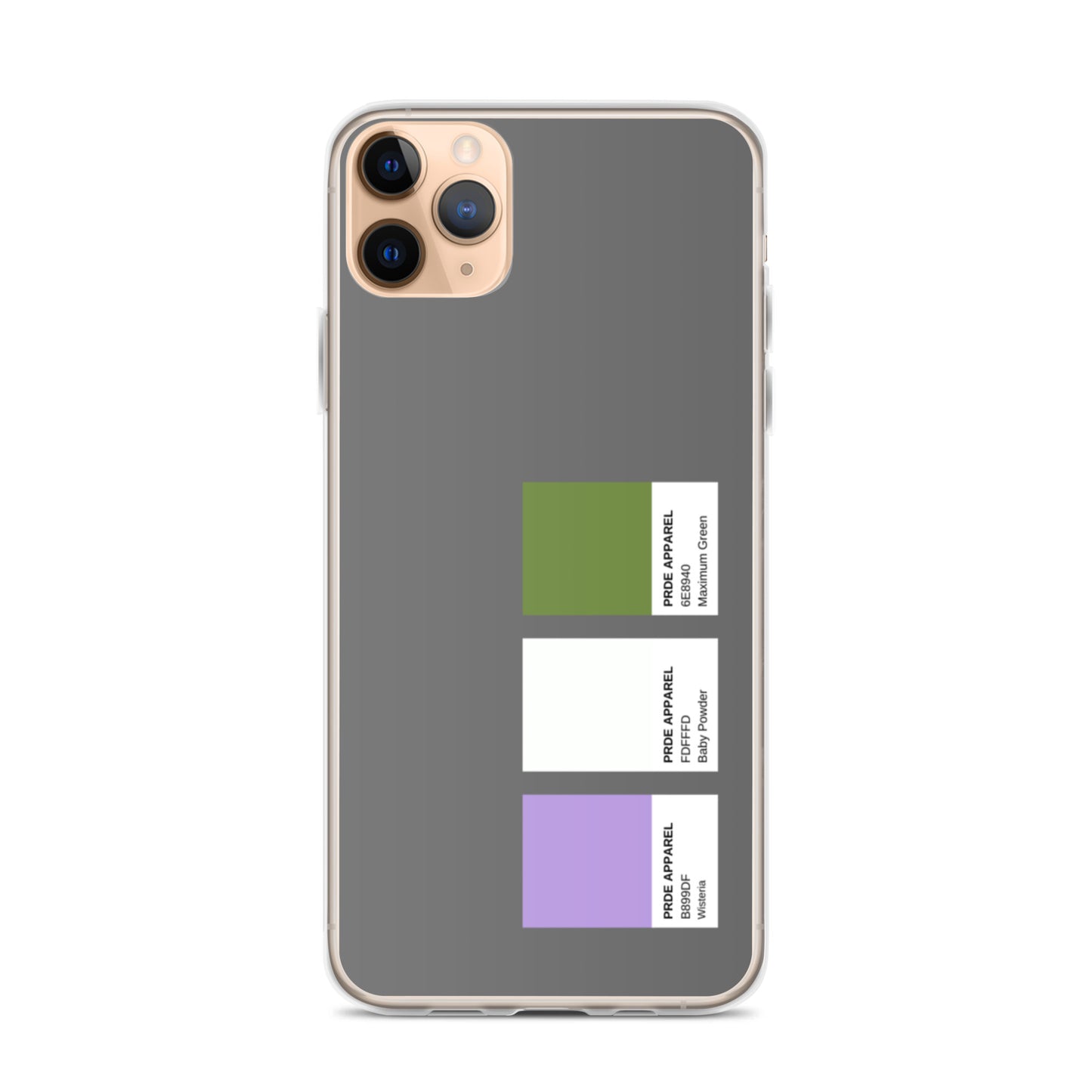 Genderqueer Paint Swatch iPhone Case