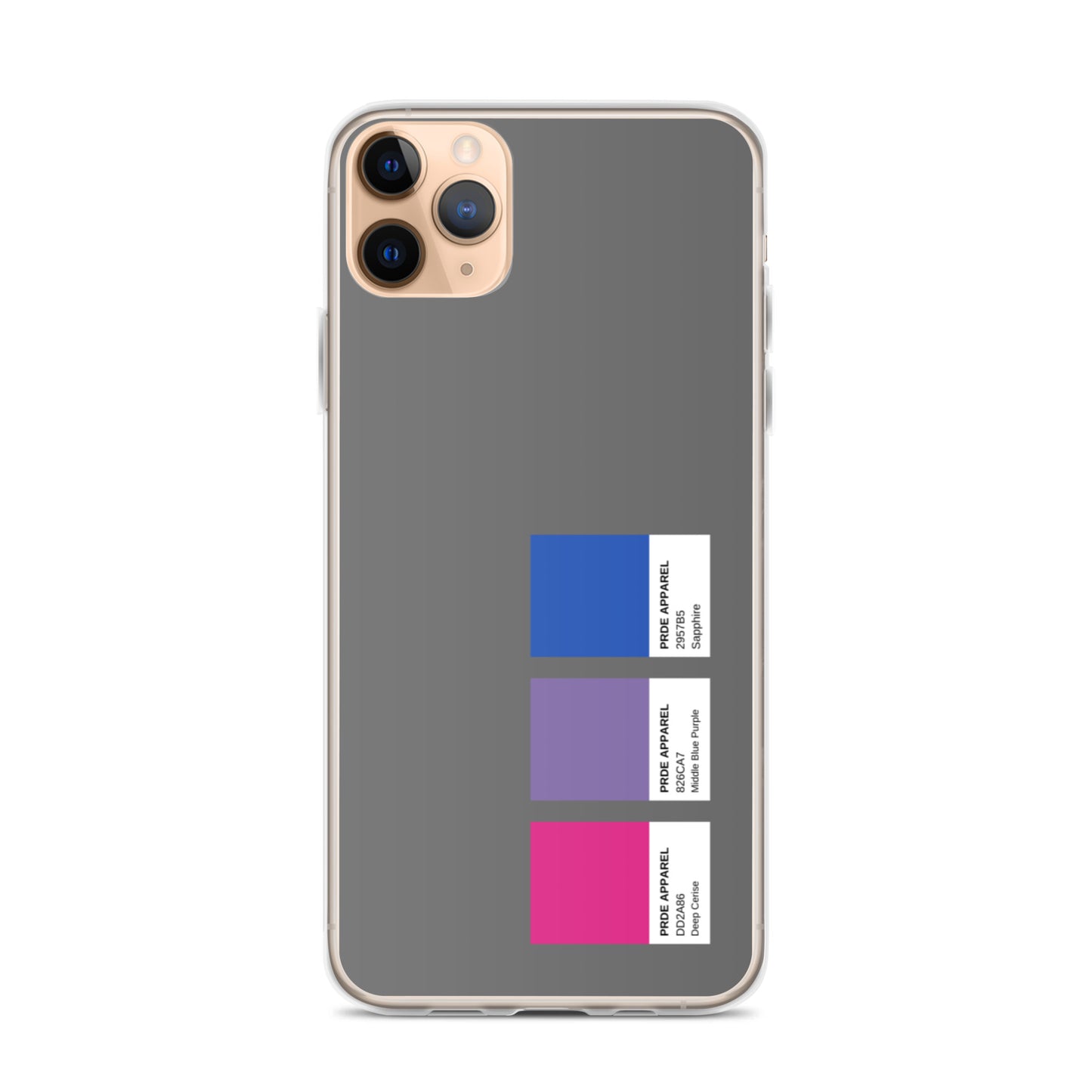 Bisexual Paint Swatch iPhone Case
