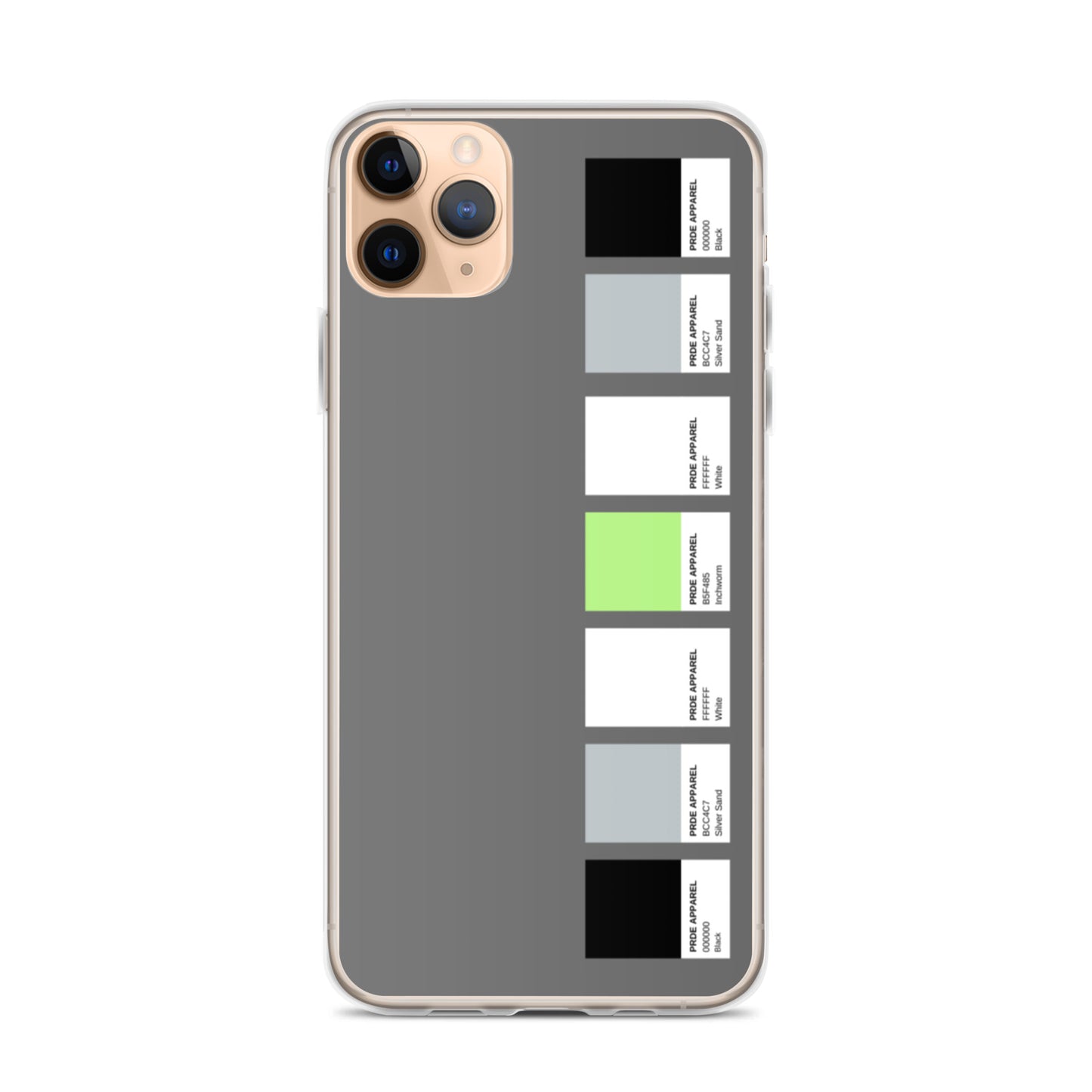 Agender Paint Swatch iPhone Case