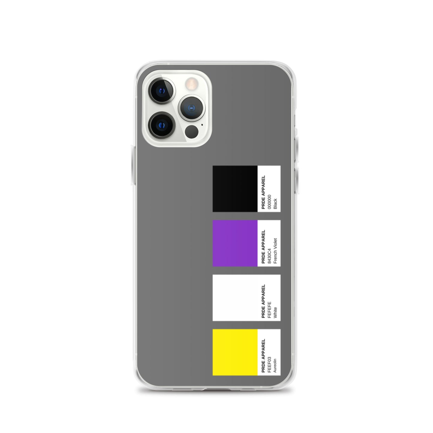 Non-Binary Paint Swatch iPhone Case