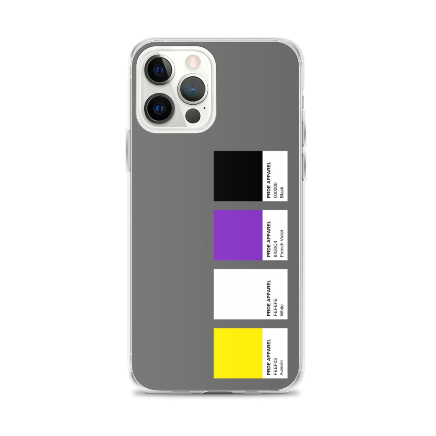Non-Binary Paint Swatch iPhone Case