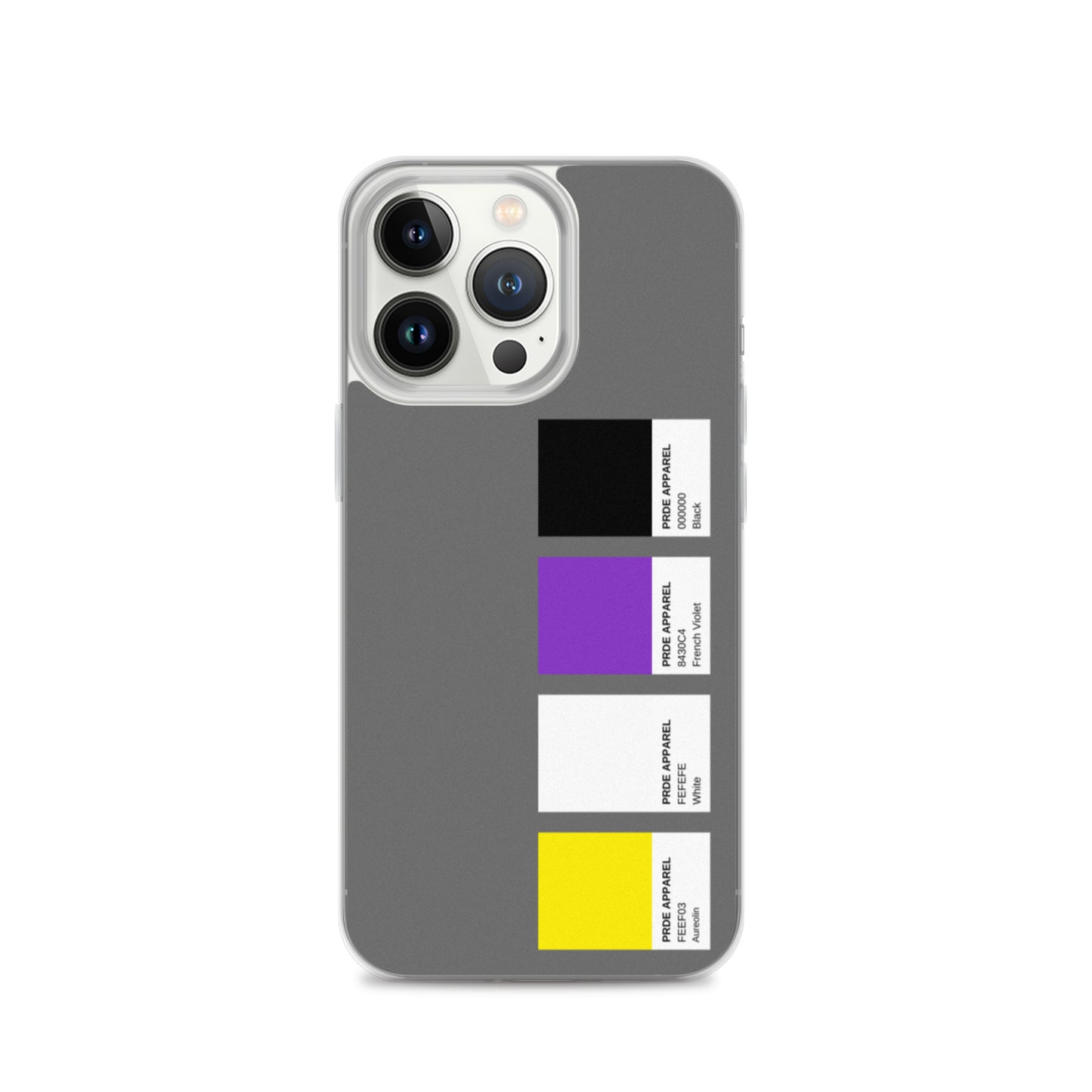 Non-Binary Paint Swatch iPhone Case