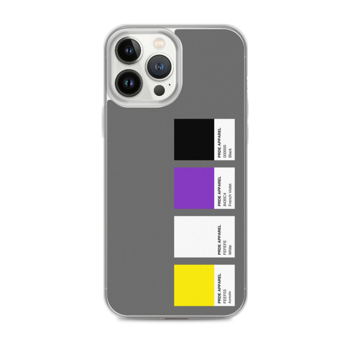 Non-Binary Paint Swatch iPhone Case