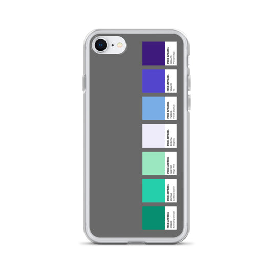 Gay Men's Pride Paint Swatch iPhone Case