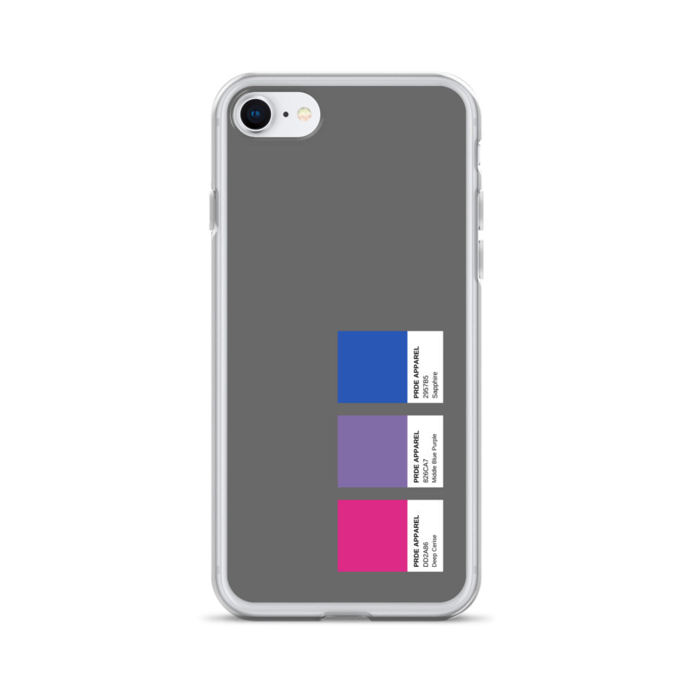 Bisexual Paint Swatch iPhone Case