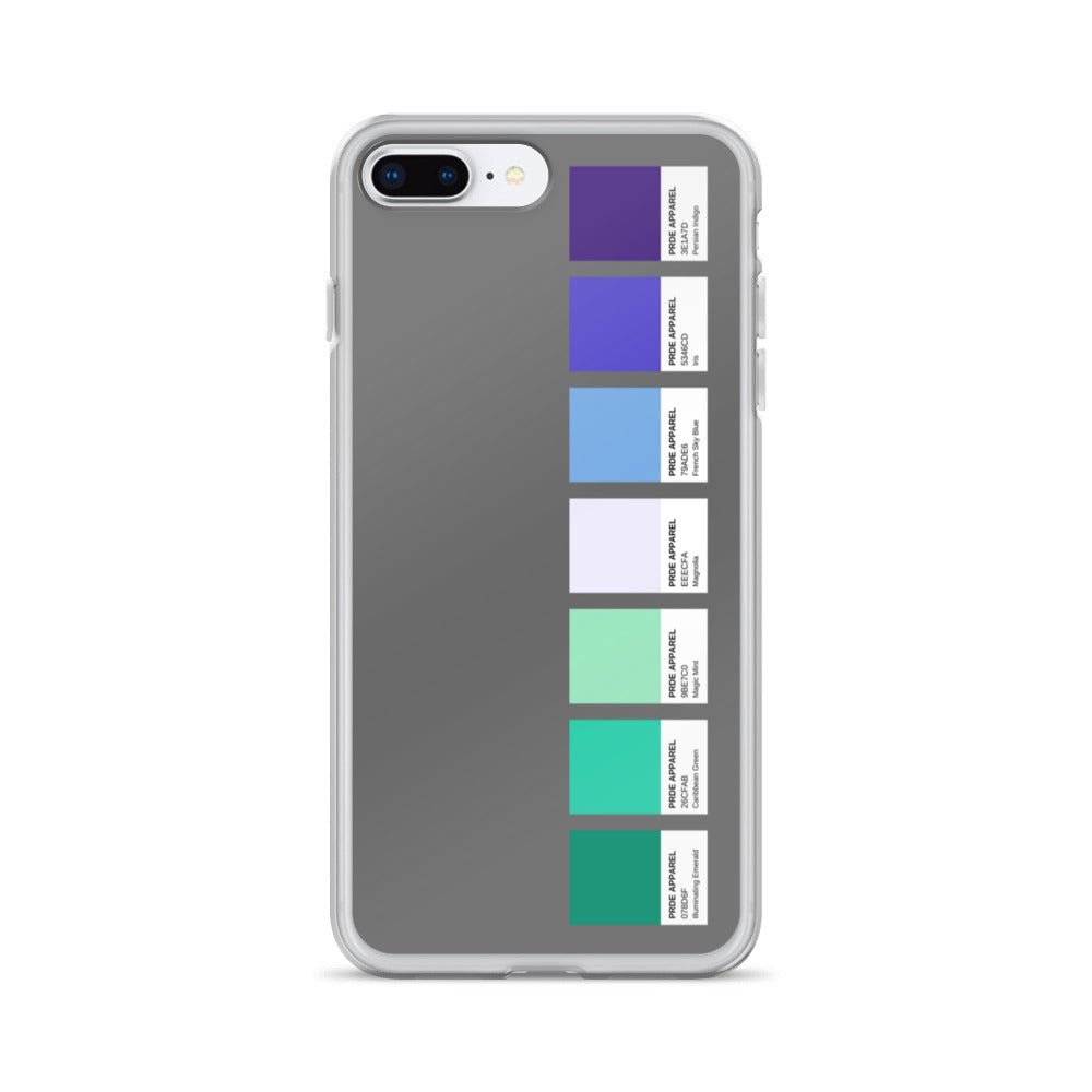 Gay Men's Pride Paint Swatch iPhone Case