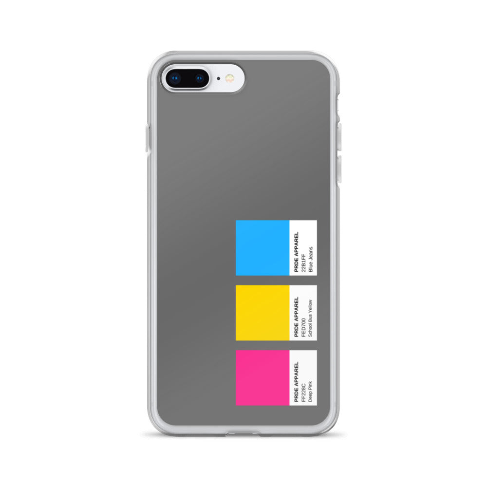 Pansexual Paint Swatch iPhone Case