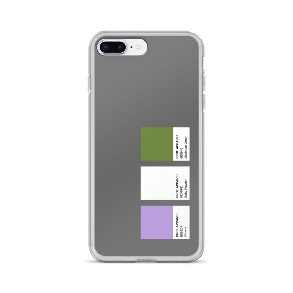 Genderqueer Paint Swatch iPhone Case
