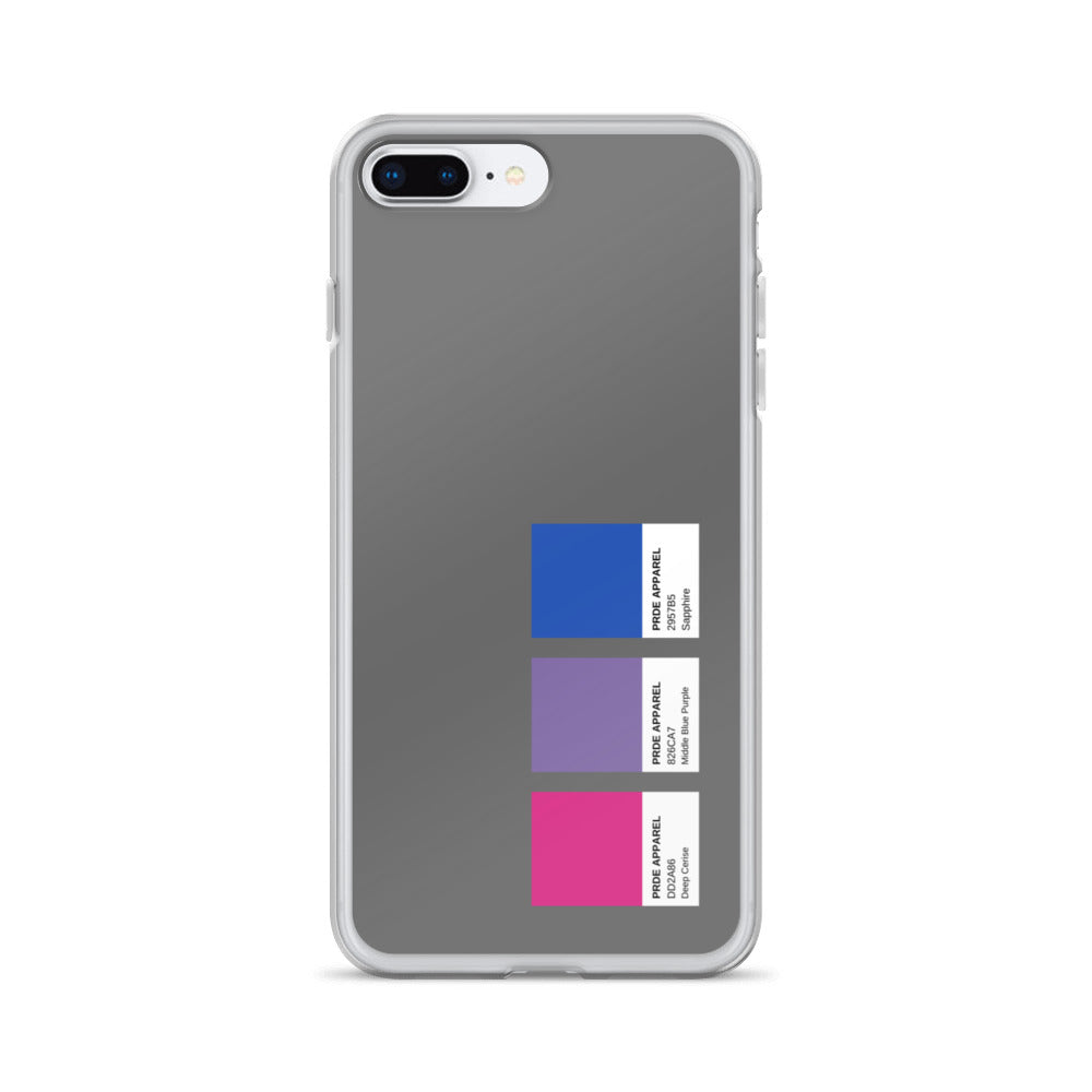 Bisexual Paint Swatch iPhone Case