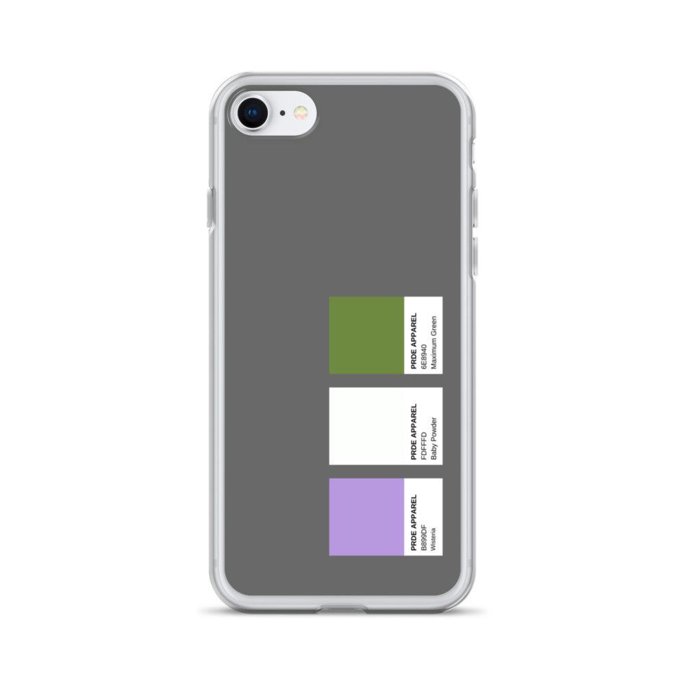 Genderqueer Paint Swatch iPhone Case
