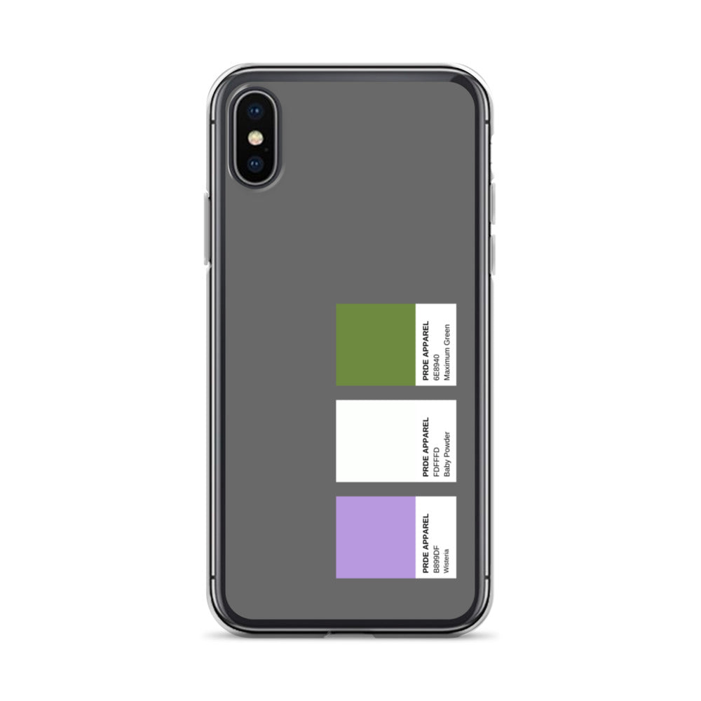 Genderqueer Paint Swatch iPhone Case