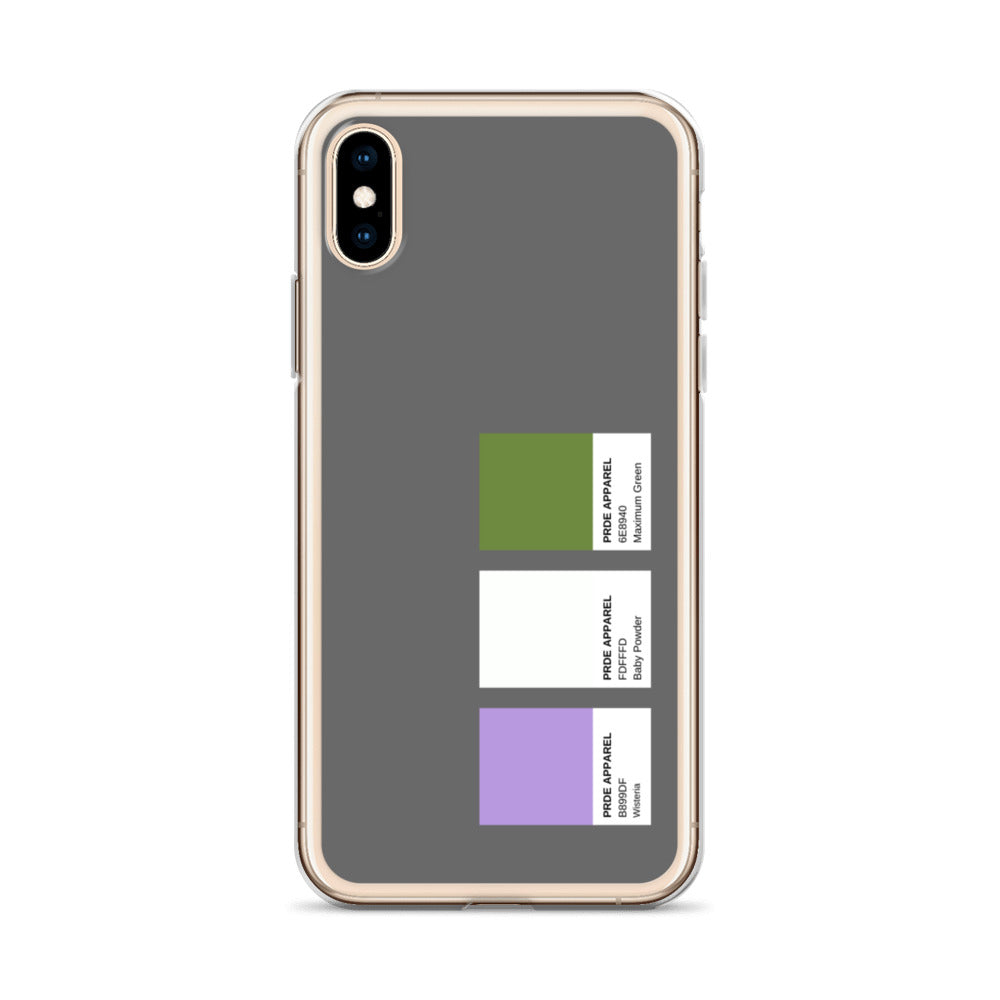 Genderqueer Paint Swatch iPhone Case