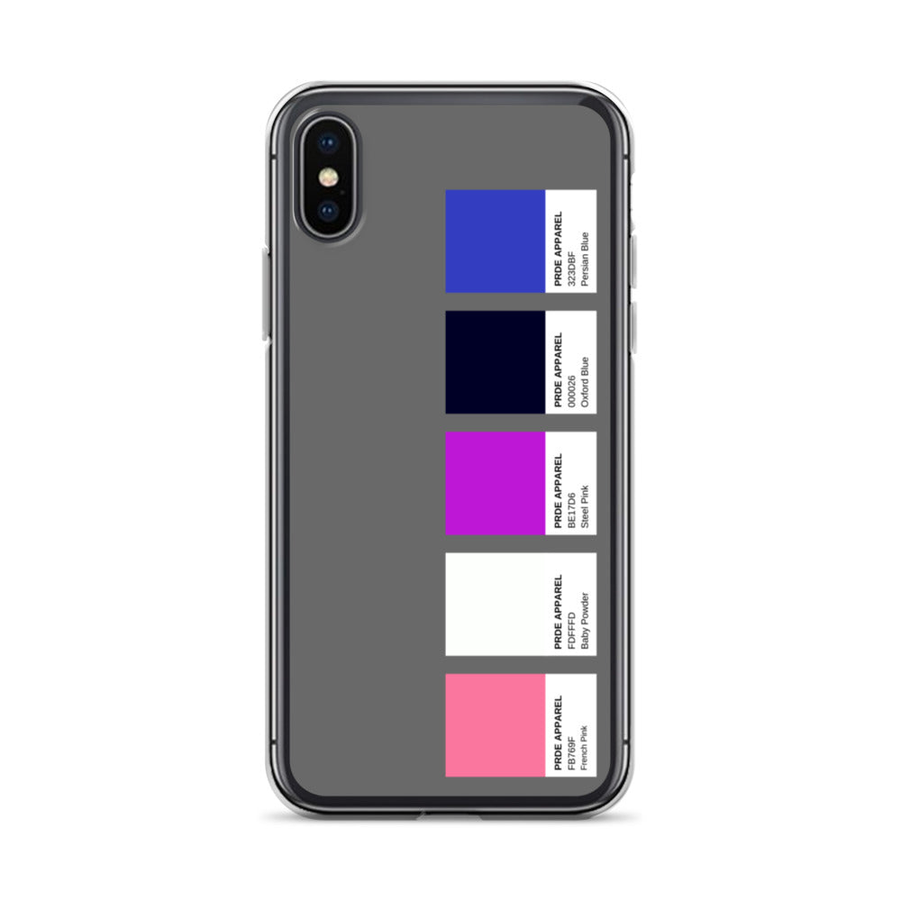 Genderfluid Paint Swatch iPhone Case