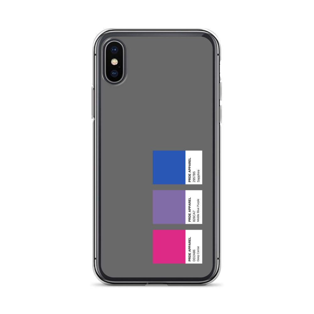 Bisexual Paint Swatch iPhone Case