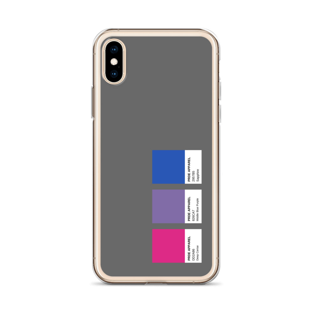 Bisexual Paint Swatch iPhone Case