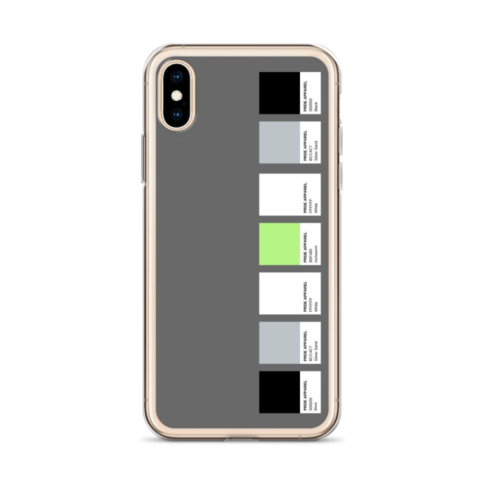 Agender Paint Swatch iPhone Case