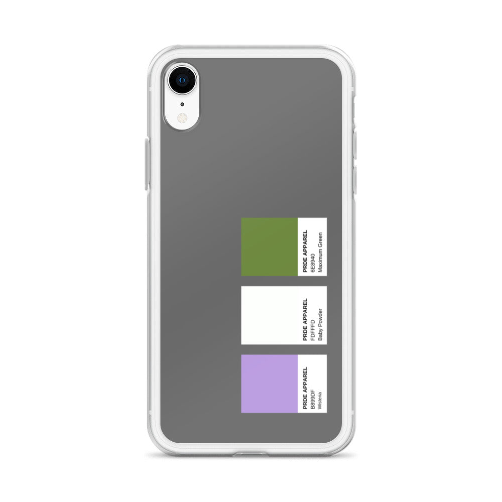 Genderqueer Paint Swatch iPhone Case