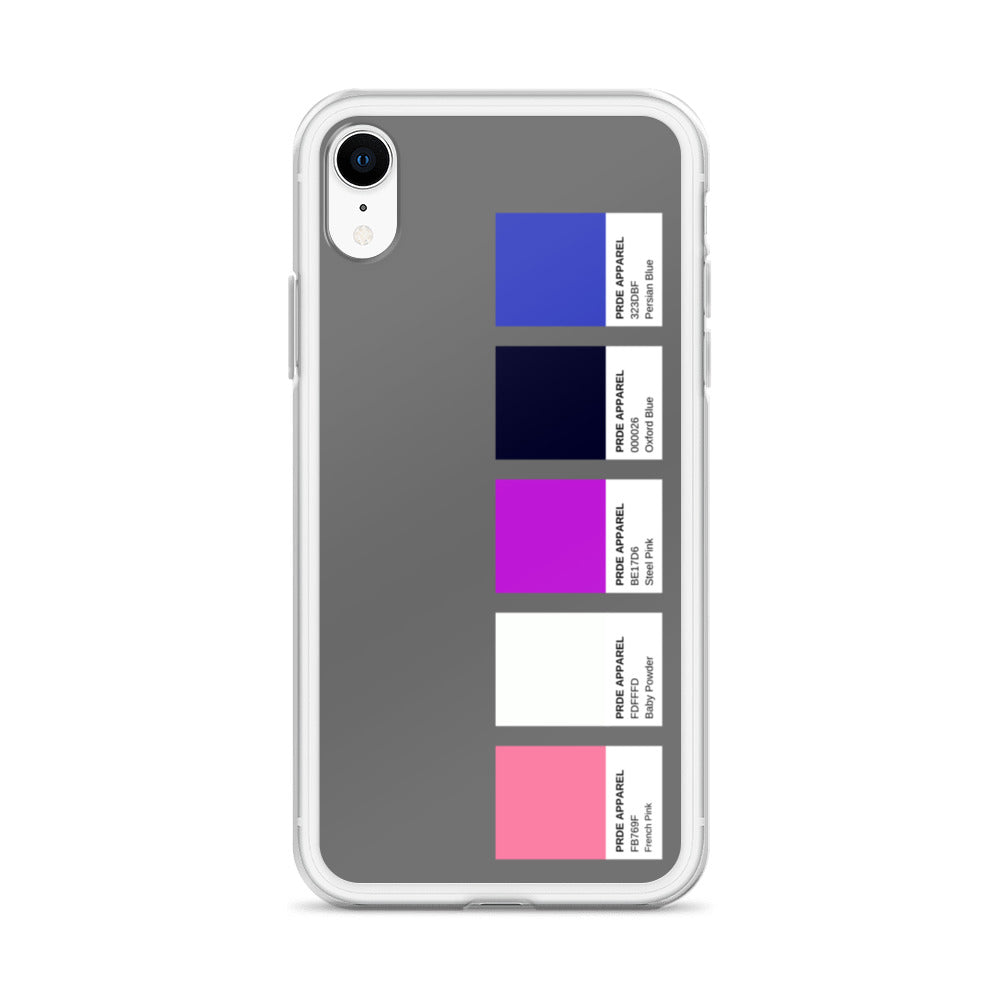 Genderfluid Paint Swatch iPhone Case