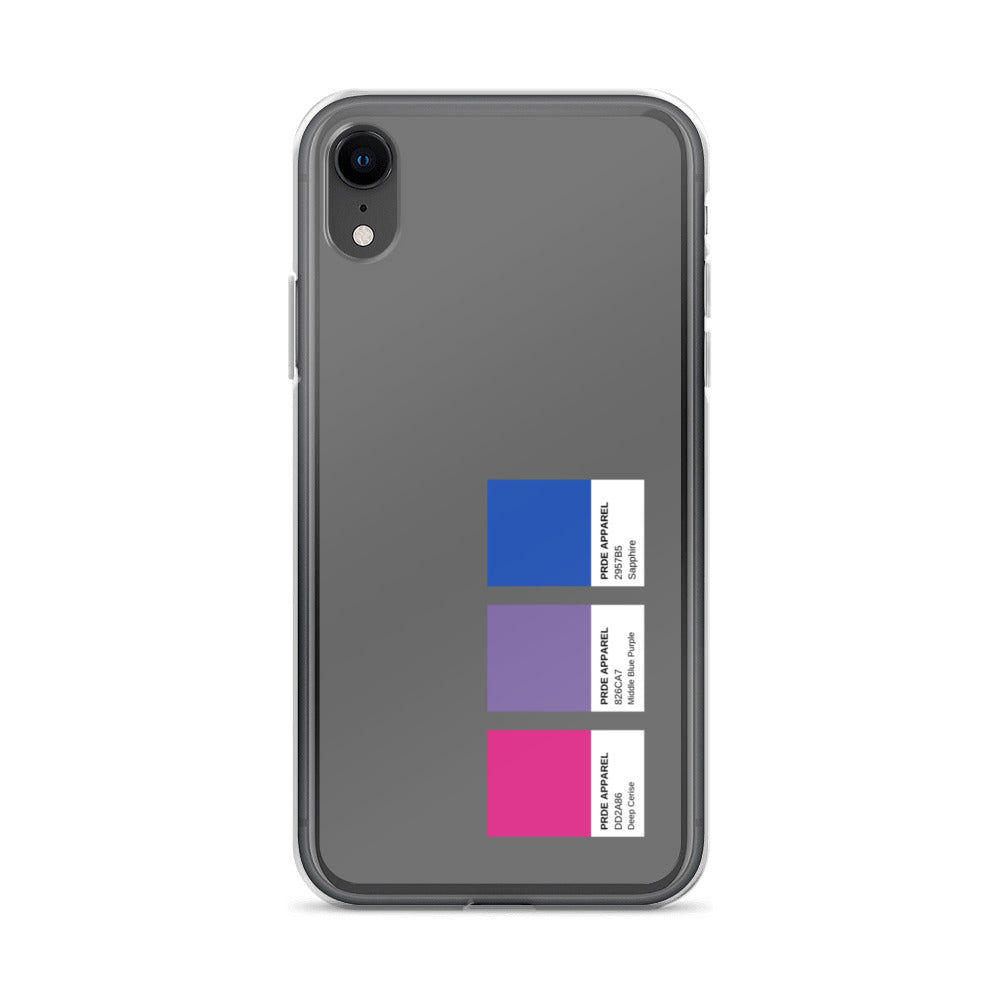 Bisexual Paint Swatch iPhone Case
