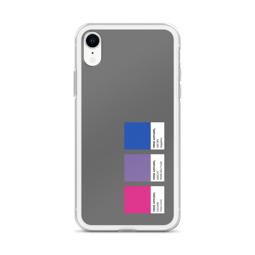 Bisexual Paint Swatch iPhone Case