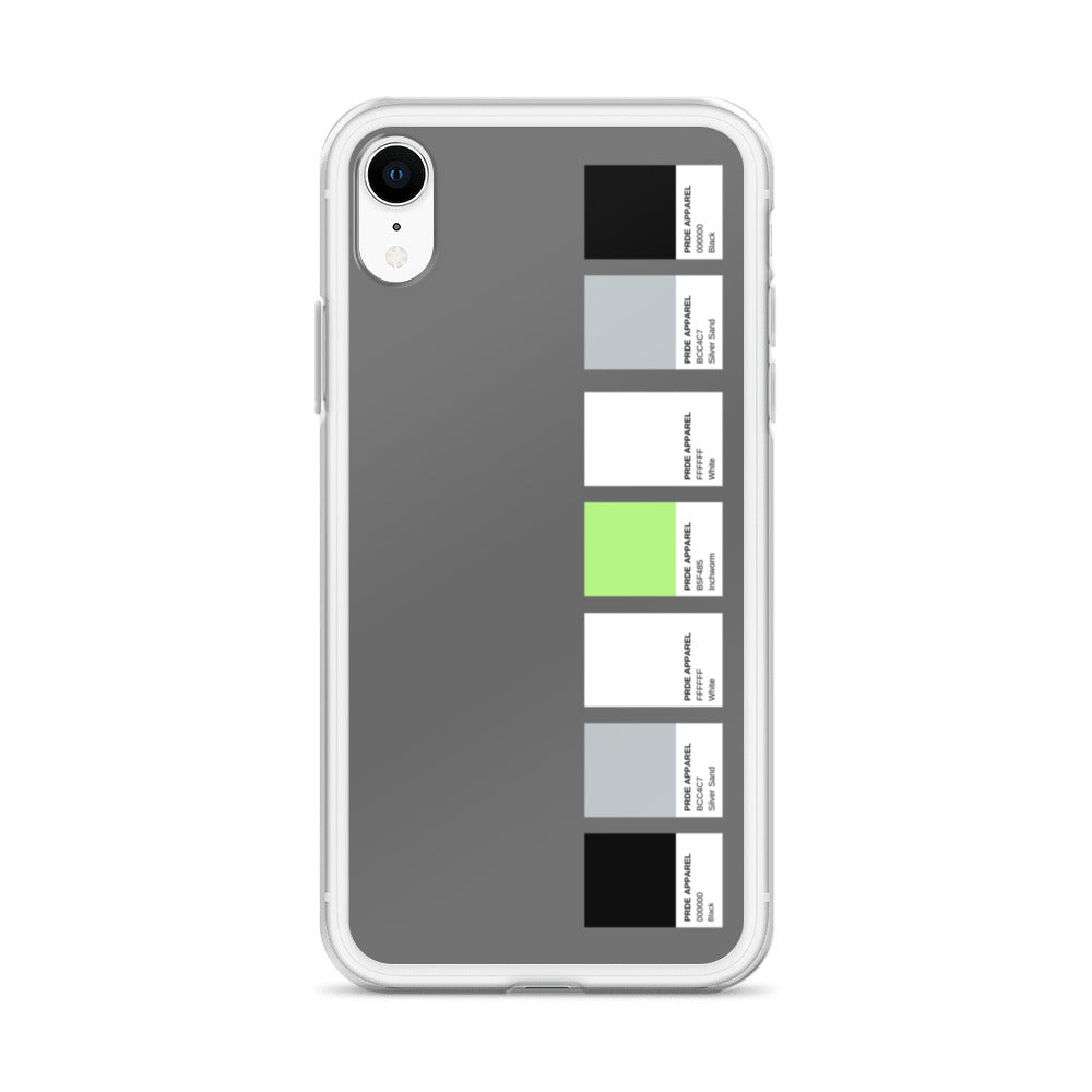 Agender Paint Swatch iPhone Case