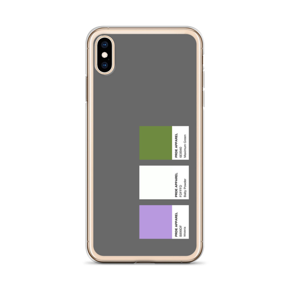 Genderqueer Paint Swatch iPhone Case