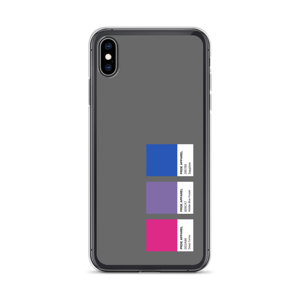 Bisexual Paint Swatch iPhone Case