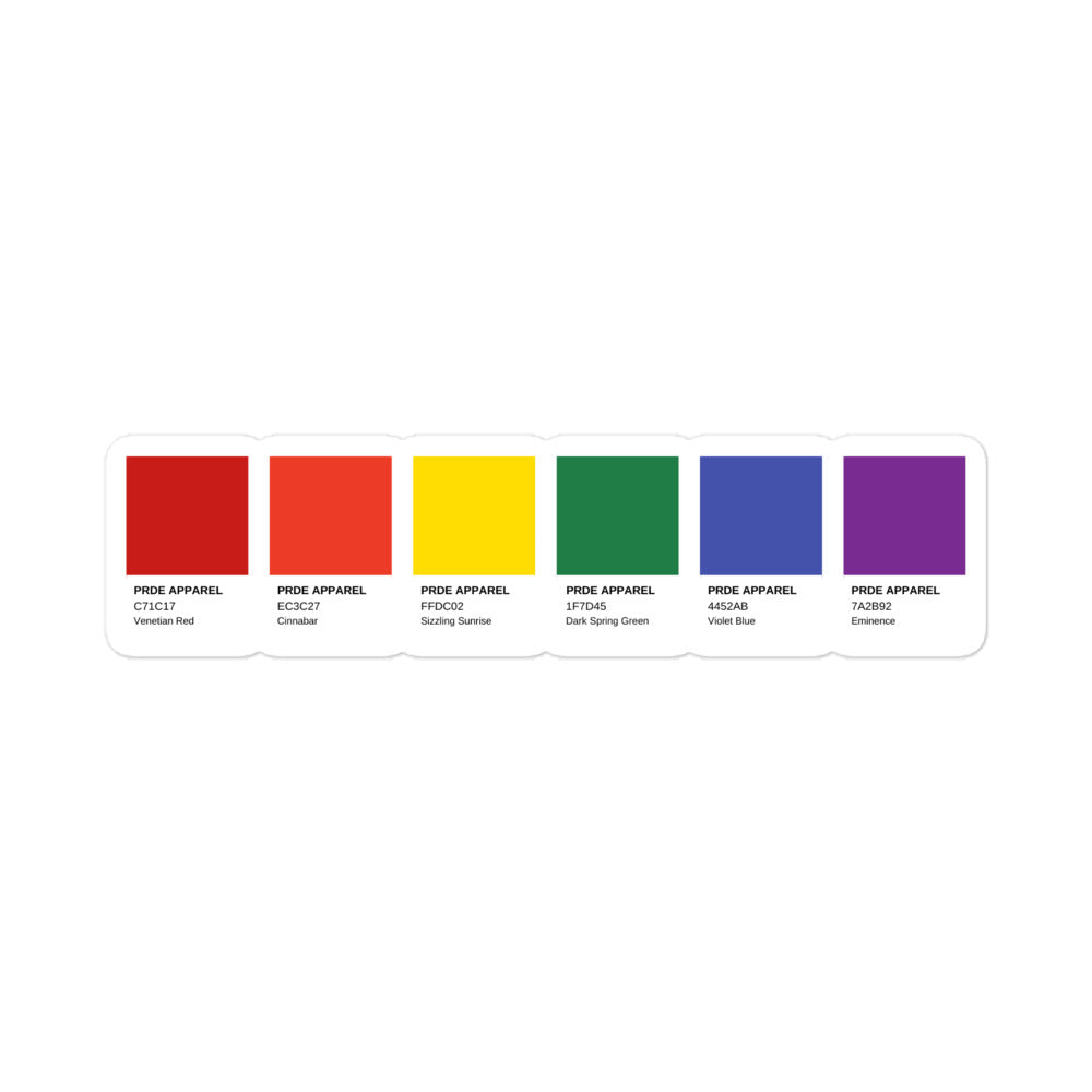 Pride Paint Swatch Sticker