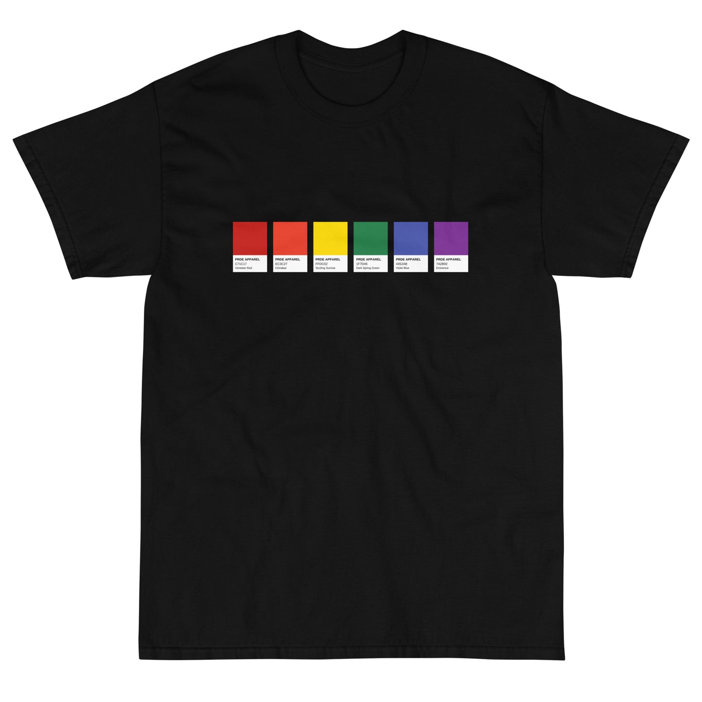 Pride Paint Swatch - Short Sleeve T-Shirt
