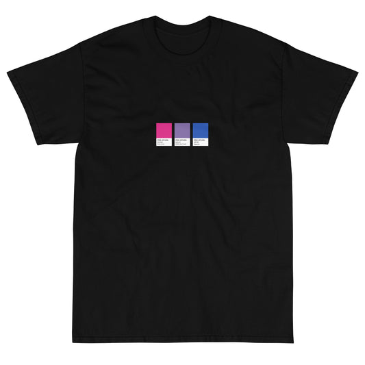 Bisexual Paint Swatch - Short Sleeve T-Shirt
