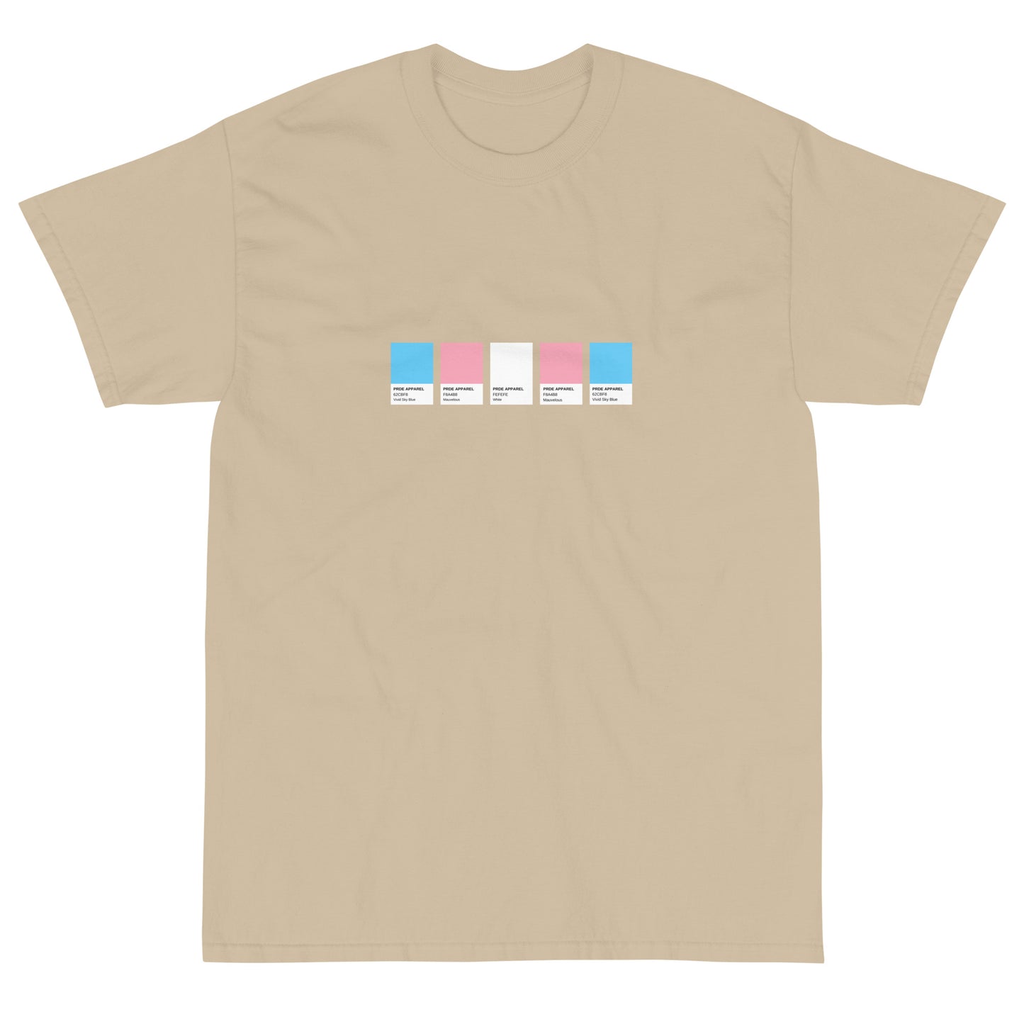 Transgender Paint Swatch - Short Sleeve T-Shirt