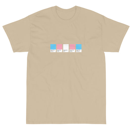 Transgender Paint Swatch - Short Sleeve T-Shirt