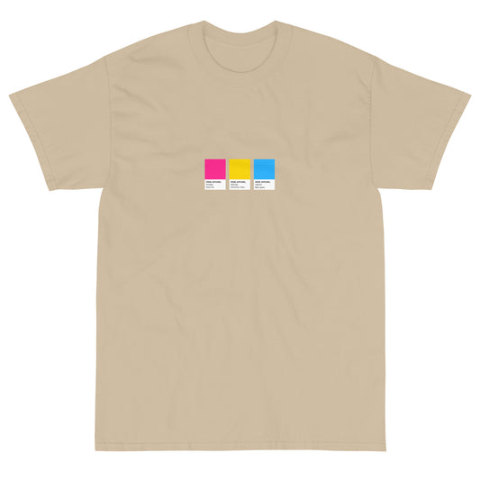 Pansexual Paint Swatch - Short Sleeve T-Shirt