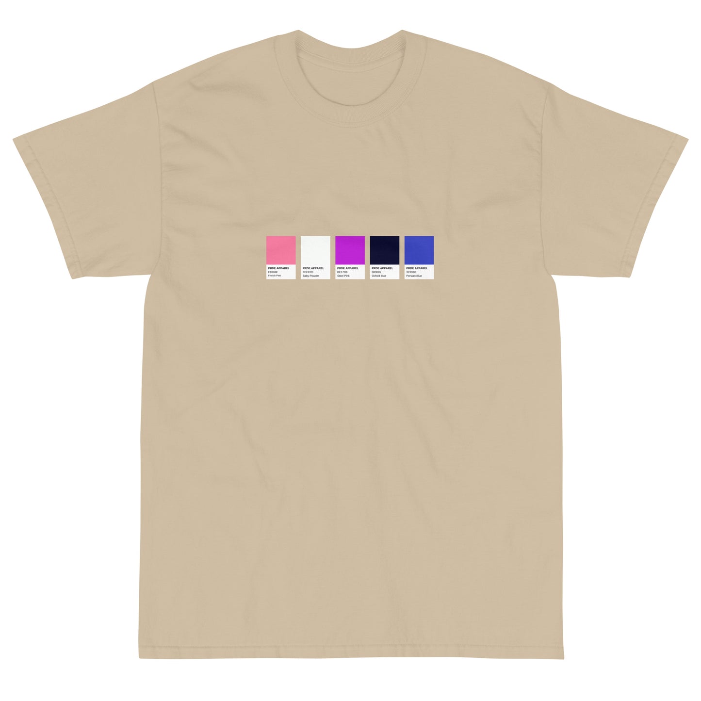 Genderfluid Paint Swatch. -Short Sleeve T-Shirt