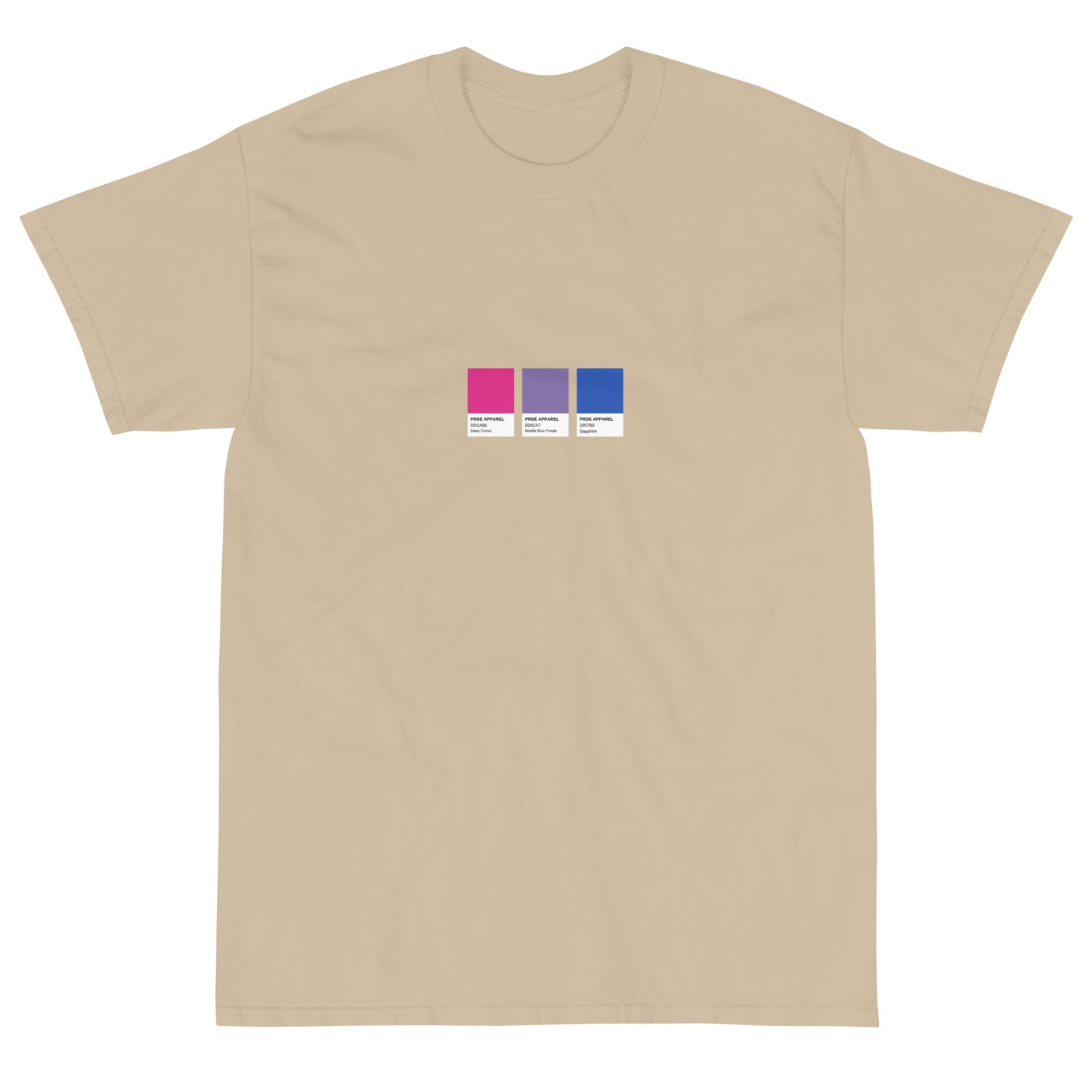 Bisexual Paint Swatch - Short Sleeve T-Shirt