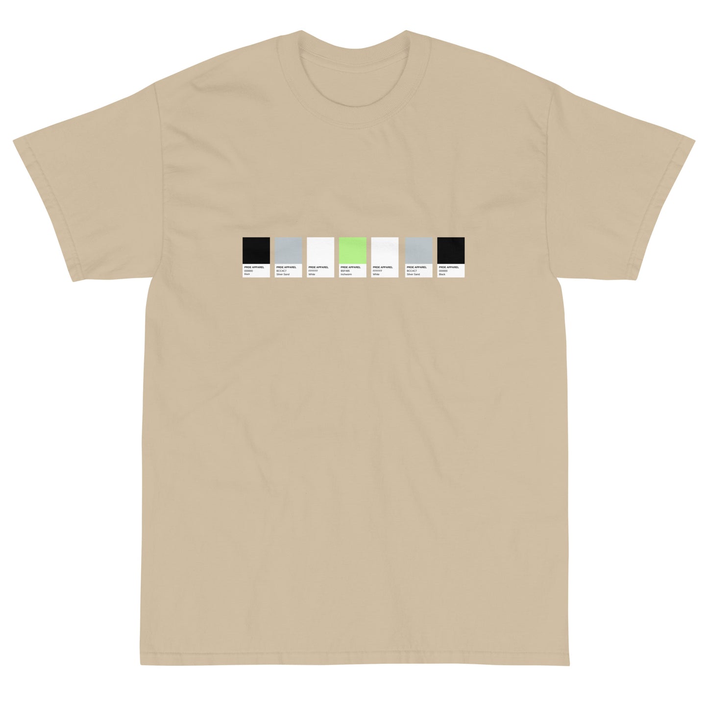 Agender Paint Swatch - Short Sleeve T-Shirt