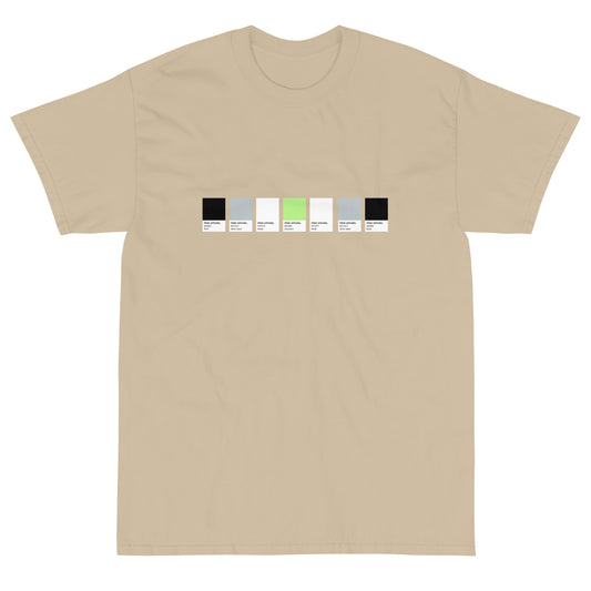 Agender Paint Swatch - Short Sleeve T-Shirt