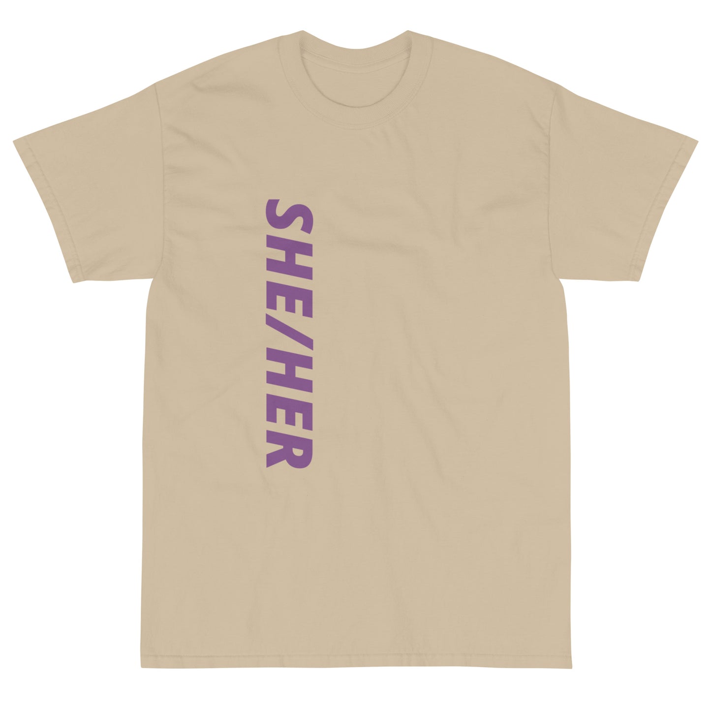"She/Her" Short Sleeve T-Shirt