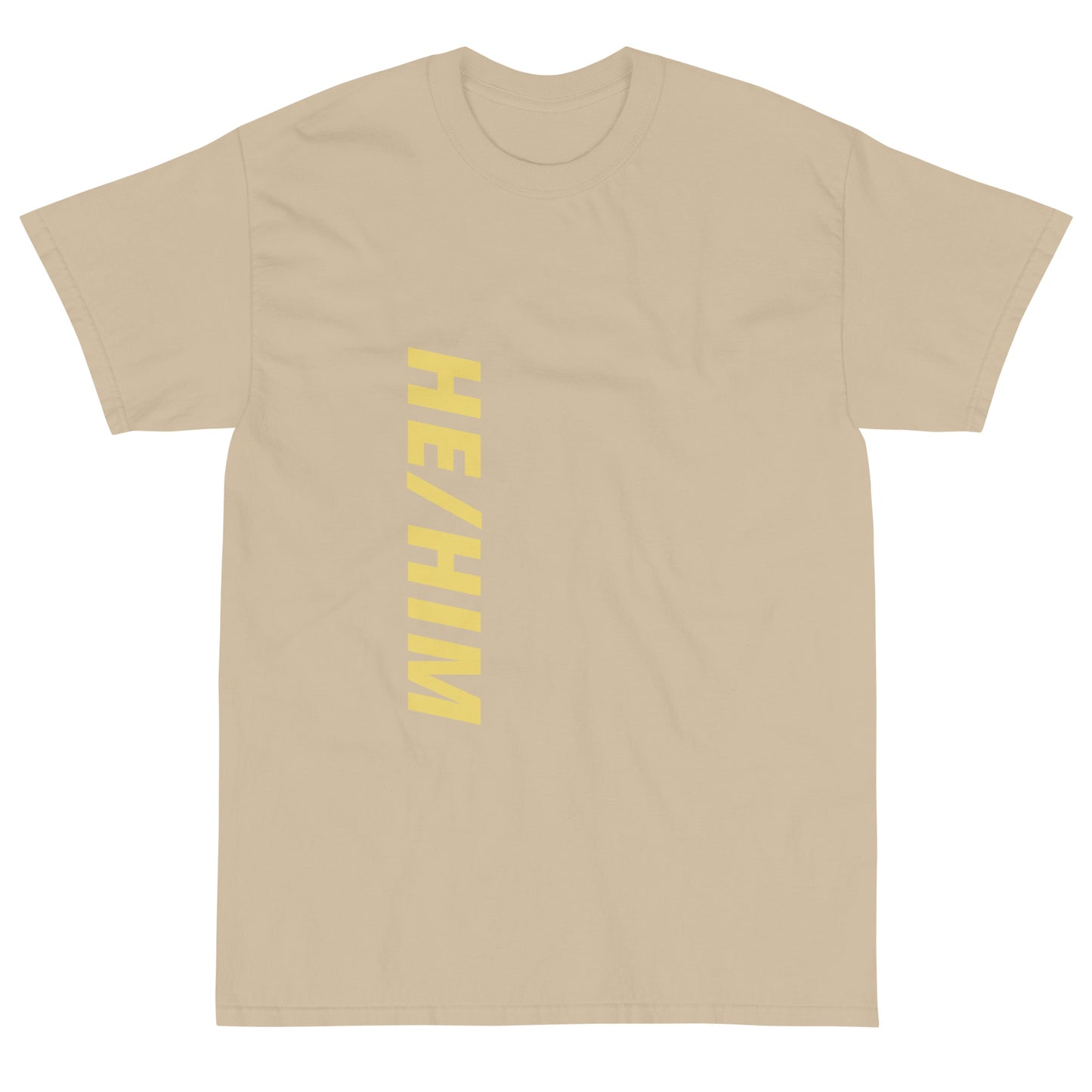 "He/Him" Short Sleeve T-Shirt