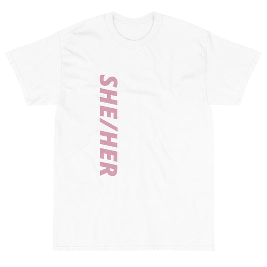 "She/Her" Short Sleeve T-Shirt