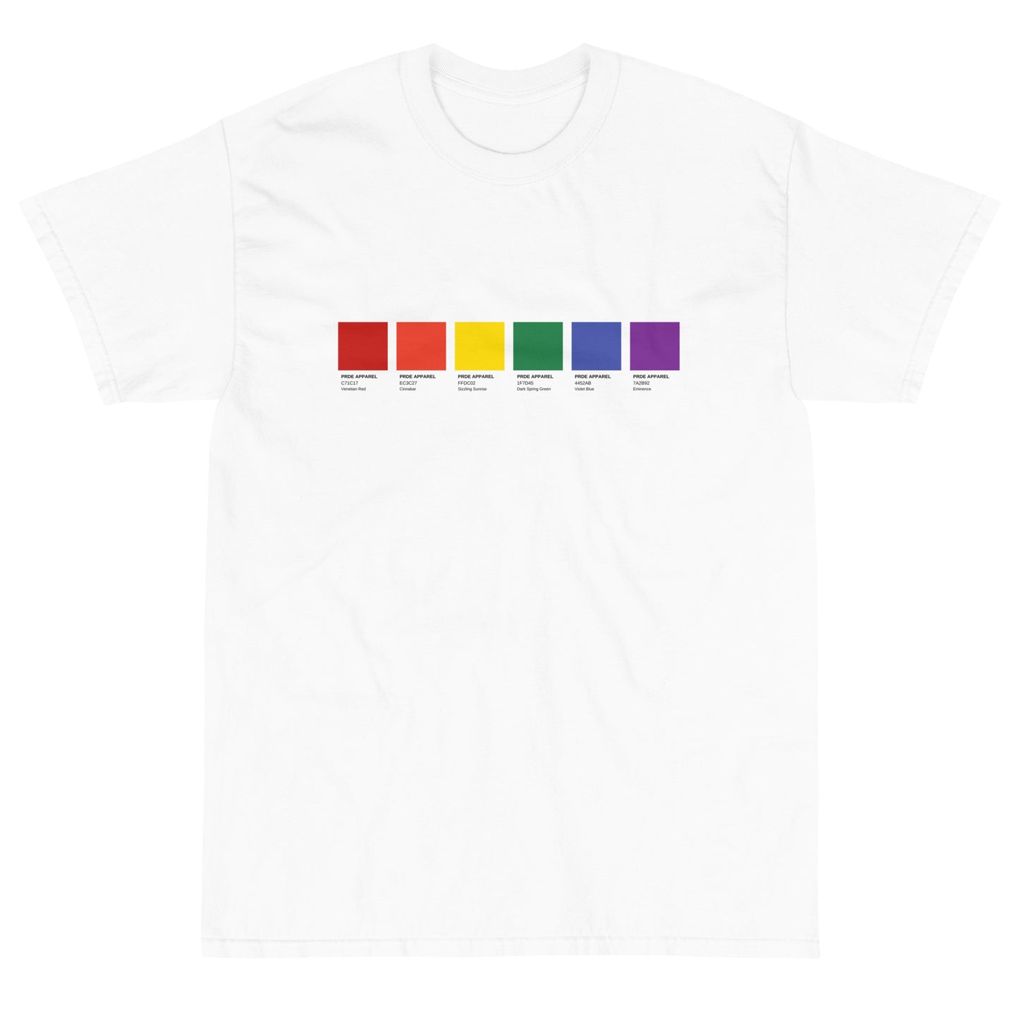 Pride Paint Swatch - Short Sleeve T-Shirt
