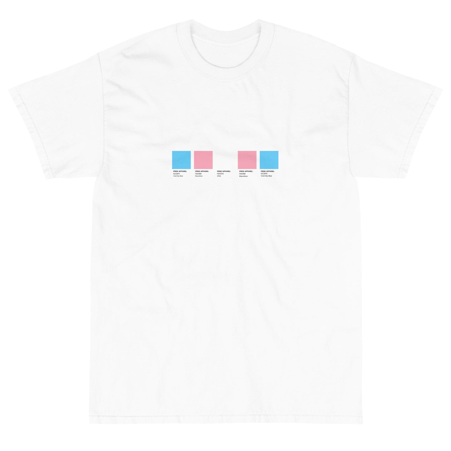 Transgender Paint Swatch - Short Sleeve T-Shirt