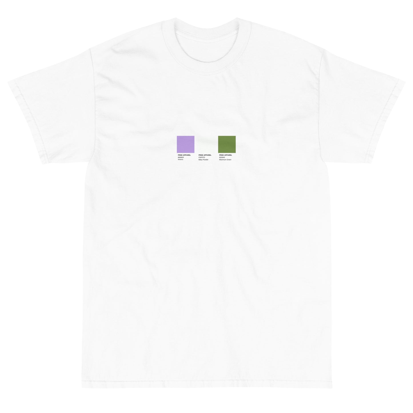 Genderqueer Paint Swatch - Short Sleeve T-Shirt
