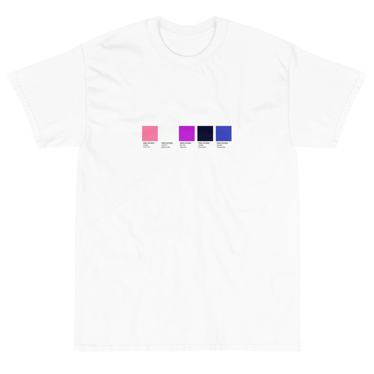 Genderfluid Paint Swatch. -Short Sleeve T-Shirt